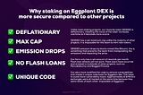 Why staking on Eggplant DEX is more secure compared to other projects