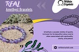 Real Amethyst Bracelets