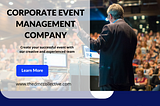 Corporate event management companies