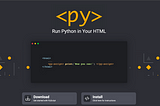 How to Use PyScript — A Python Frontend Framework