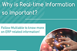 Boost Productivity for Operation & Field Staffs by using Mobile Apps III — Real-time information