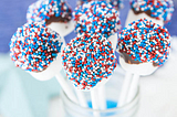 Patriotic Marshmallow Pops