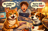 “You Wake Up and Your Pet Can Talk… But It Only Insults You | Writing Challenge”