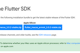 How to install Flutter on M1 Chip mac OS