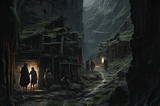 Dwellers in stone huts and caves.