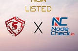 Fivebalance Listed on NodeCheck.io