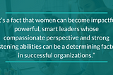 Launching Women Into Leadership Through the Chief of Staff Role