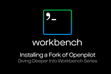 Installing a Fork of Openpilot with Workbench