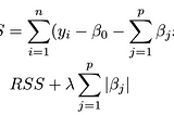 Statistical Learning — Lasso