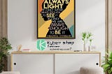 HOT Amanda Gorman Hill we climb for there is always light poster