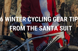 Santa Spotted on Arkansas MTB Trails [6 Winter Cycling Gear tips from the Santa Suit]
