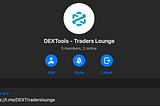 NEW COMMUNITY INITIATIVE: DEXT Traders Lounge