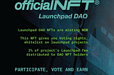 OfficialNFT Launchpad DAO