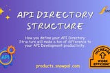 API Directory Structure: A few different options