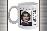 BEAUTIFUL Gilmore girls It’s all just a big pile of bullshit mug