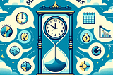 Cover image for ‘Master Decisions with the 10–10–10 Rule!’ blog post, showcasing a clock and thought bubbles in a flowing design. The bubbles represent time impacts (10 minutes, 10 months, 10 years) with icons like a checkmark, calendar, and growth chart. Background in cool blue and green tones with a yellow accent, and the title in modern, clean fonts, symbolizes strategic and thoughtful decision-making.