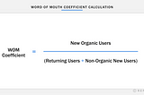 How to Calculate The Word of Mouth Coefficient in Amplitude