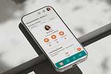 Mobile screen showing an EdTech app dashboard with a personalized greeting, tailored learning suggestions, and user achievements highlighted, illustrating hyper-personalized user experience and progress tracking.