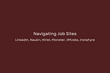 Navigating Job Sites