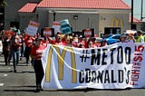 What does McDonald’s have against their Californian workers?