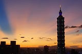 Beautiful image of Taipei’s 101 Skyscraper