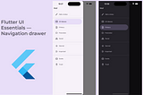 Flutter UI Essentials — Navigation drawer