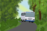 Bus rides in Kerala