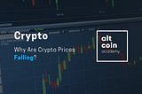 Why Are Crypto Prices Falling? Learn to Stop Worrying and Love the Crash