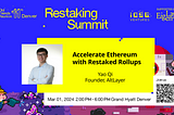 Accelerating Ethereum with Restaked Rollups