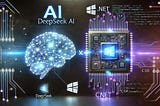 AI generated banner image representing abstract ideas of when DeepSeek meet .NET C#