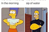 Simpsons workout fat burn motivation fittech