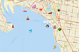 A Leaflet map made in Drupal, using emojis and font-icons as location markers.