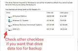 Backup of software, drivers, data (Full System Image) for Windows(7/8/10)