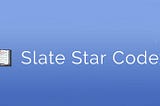 Slate Star Codex banner