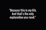 The art of explanation