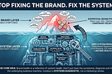 Stop Fixing the Brand. Fix the System.