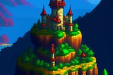 A Forbidden Castle High Up in the Mountains