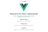 Creating First Vue Project