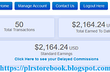 Sell in affiliation 1038 euros with a single blog article