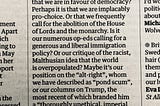 Letter to the Guardian