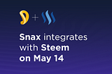 Snax integrates with Steem