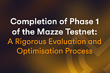 Completion of Phase 1 of the Mazze Testnet: A Rigorous Evaluation and Optimisation Process