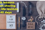 Life lessons from sharing 40 life lessons in 40 days
