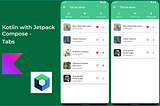 Kotlin with Jetpack Compose -Tabs