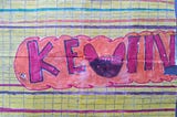 Graffiti made inside a designed flame with colorful lines