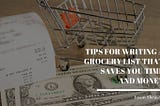 Jason Sheasby Irell on Tips for Writing a Grocery List That Saves You Time and Money
