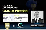 Резюме AMA: протокол OMNIA и Crypto Stalkers