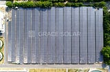 Grace Solar photovoltaic support supports the “photovoltaic coat” of the water plant