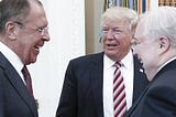 Rus FM Lavrov, Trump, + Rus Amb Kislyak