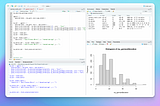 Screenshot of Rstudio by Author